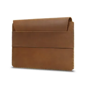 Handmade Slim Waterproof Leather Laptop Sleeve