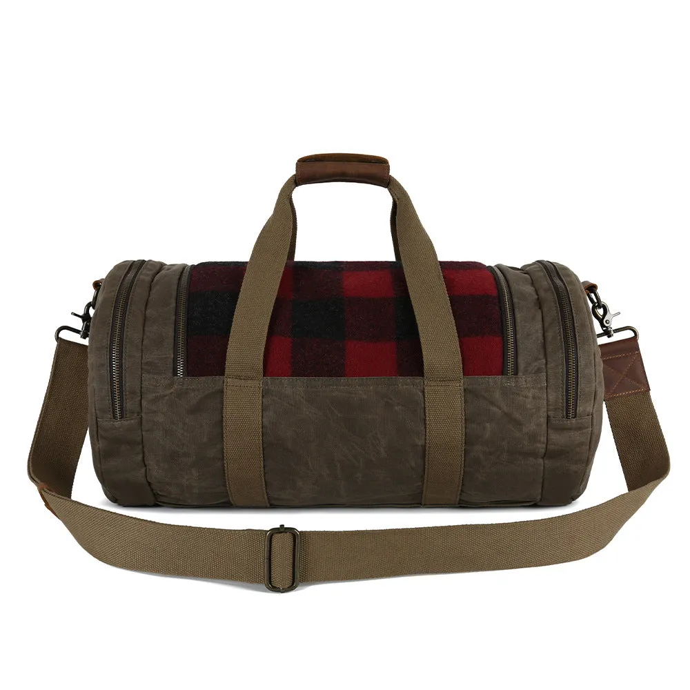 Handmade Vintage Waterproof Canvas Travel Duffel Bag