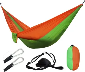 Hanging ?Chair Swing Hiking Camping Hammock, Portable Nylon Safety Parachute, Outdoor Double Leisure Hammock Hammock