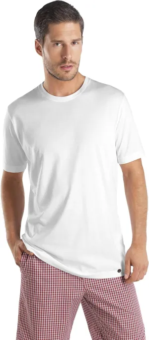 HANRO Men's Night and Day Short Sleeve Crew Neck Shirt