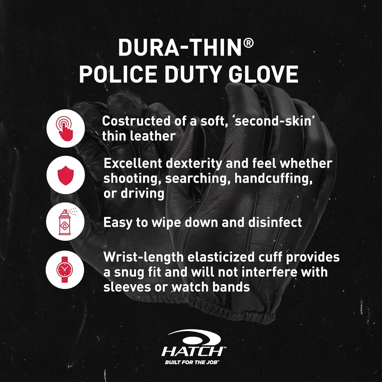 HATCH Dura-Thin Search Duty Glove