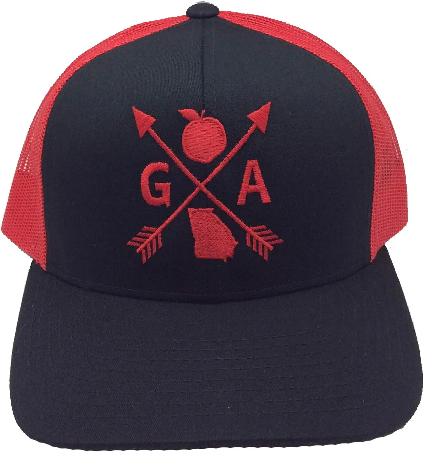 Heritage Pride Embroidered Georgia Peach State Arrow Snapback Hat