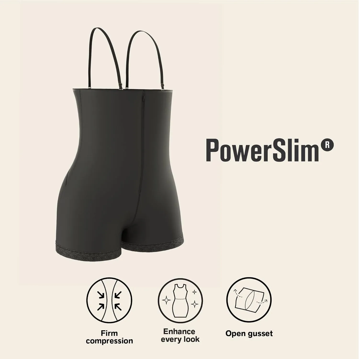 High Waisted Post Surgical Firm Compression Underwear with Adjustable Belly Wrap - Tummy Control Shapewear Girdle for Women