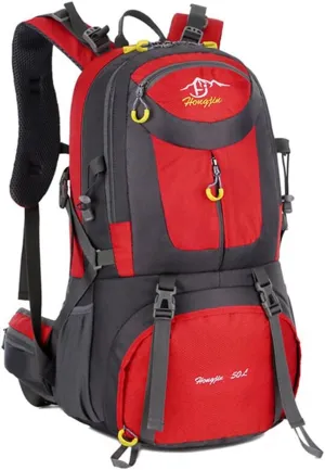 Hiking Backpack Waterproof Travel Fishing Climbing Camping 50L Hiking Daypack Trekking Bag Outdoor Adventure Sports