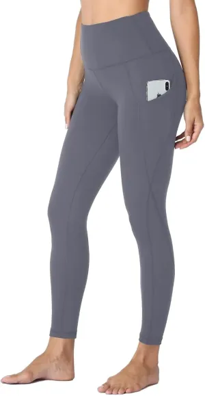 HLTPRO Leggings with Pockets for Women(Reg & Plus Size) - High Waist Tummy Control Yoga Pants with Pockets for Workout