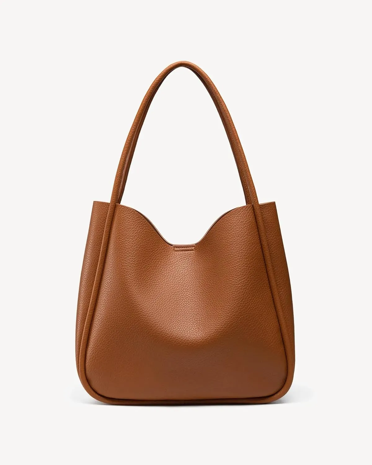 Hobo Purse, PU Leather Shoulder Bag, Tote Handbag for Work and Travel