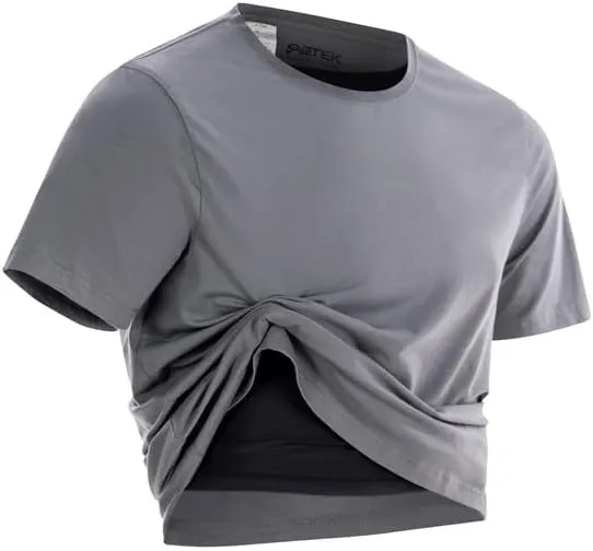 Hybrid Compression Crewneck for Gynecomastia - Men’s Shapewear T-Shirt, Breathable, Lightweight, Discreet, Comfortable