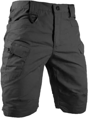 HYCOPROT Men's Tactical Cargo Shorts Waterproof Lightweight Work Short Quick Dry Military Multi Pockets Ripstop for Hiking