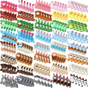 HyDren 200 Pcs Mini Stuffed Animals Bulk for Kids Tiny Critter Animals Plush for Easter Egg Fillers Basket Stuffers Birthday Party Gifts Piñata Favors Classroom Carnival Prizes