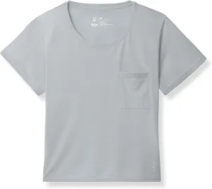IBEX Merino Wool Paradox Pocket Short Sleeve Tee for Women | Lightweight & Breathable Solid Crew Neck Women's Top