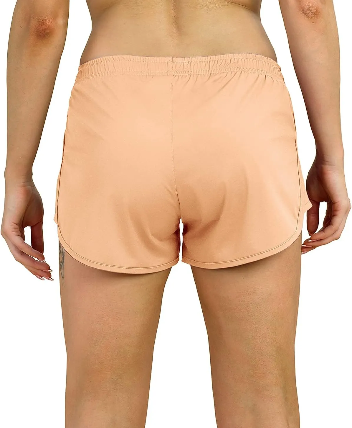 icyzone Workout Shorts Built-in Brief - Women's Gym Exercise Athletic Running Yoga Shorts