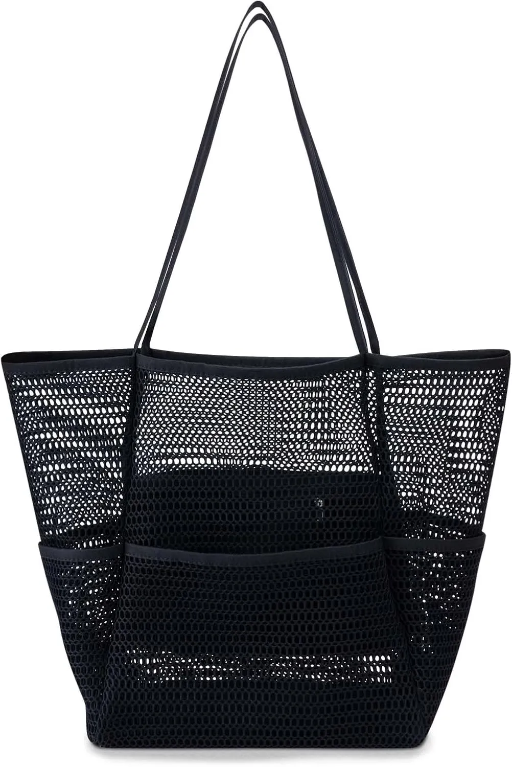 Iioscre Mesh Beach Tote Bags for Womens, Causal Hobo Pool Bags for Swimming Pools Vacations Beach Essentials