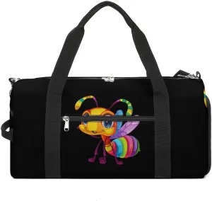 Insect Ant Gym Bag for Women Men Lightweight Duffel Bag Travel Tote Bag Sports Bag with Shoulder Strap