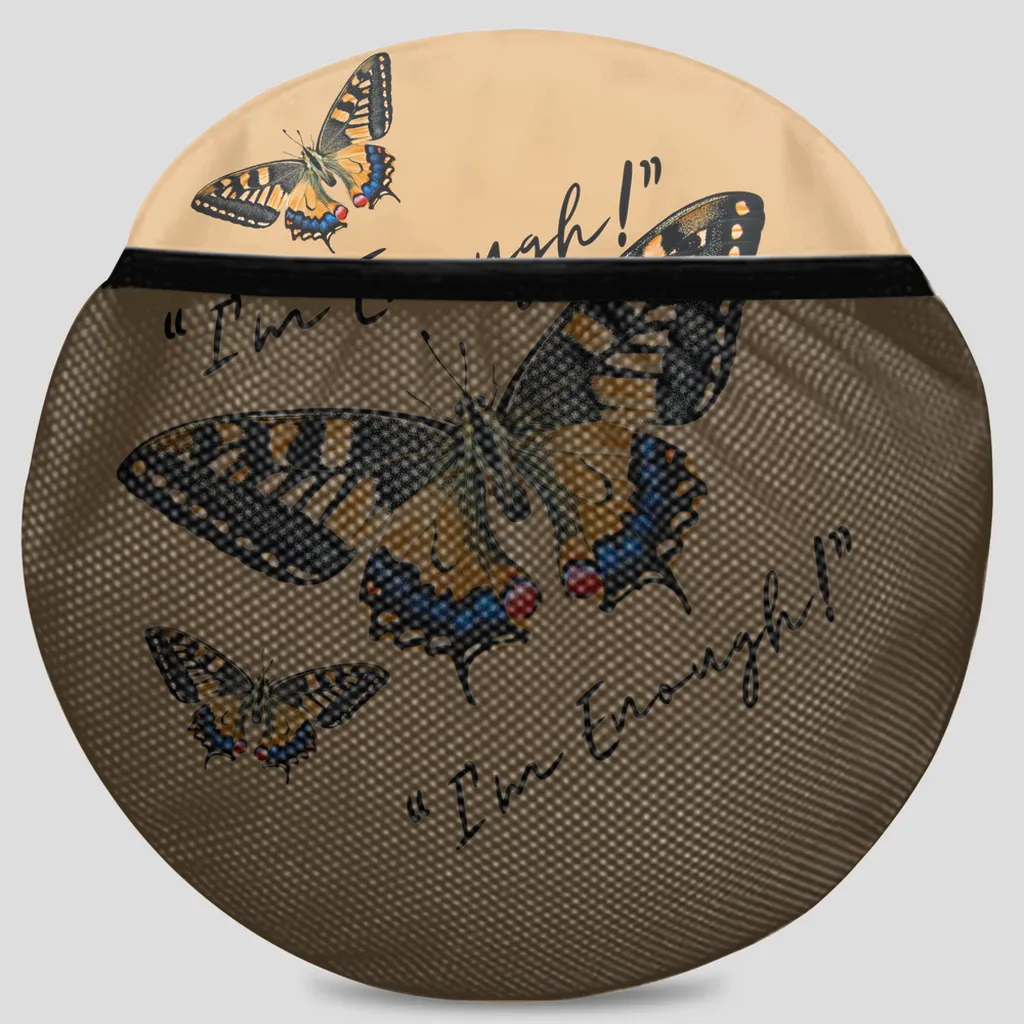 Inspirational-Duffle Bags (Neutral): "I'm Enough!"