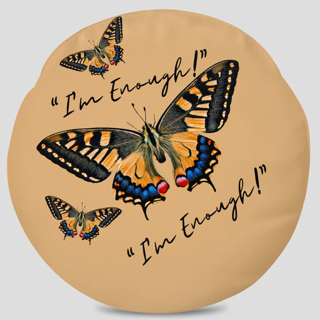 Inspirational-Duffle Bags (Neutral): "I'm Enough!"