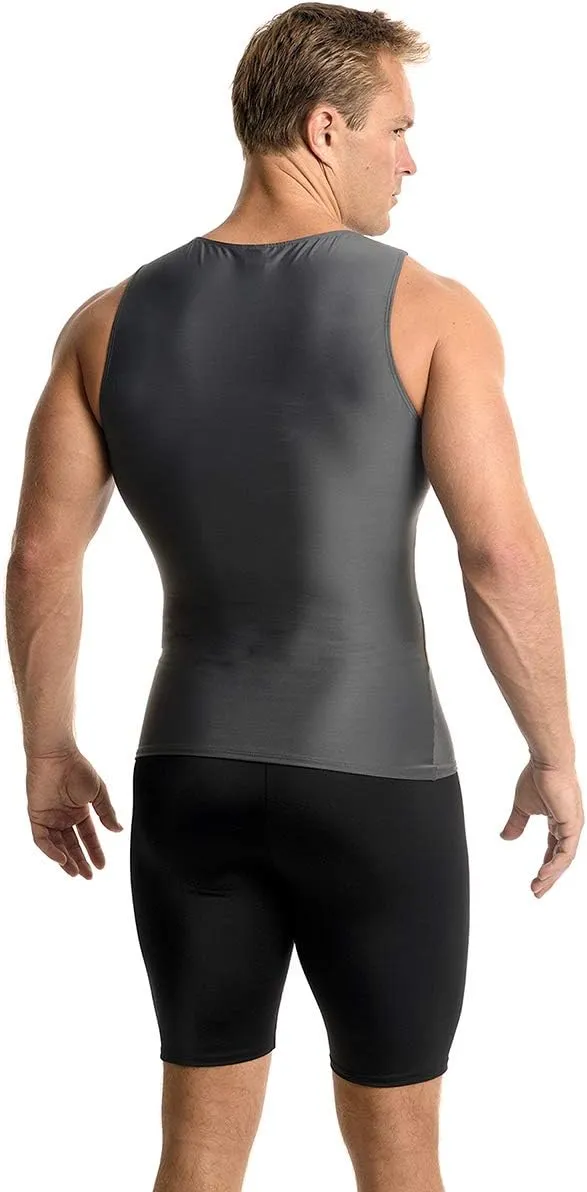 Insta Slim ISPRO Slimming Muscle Tank Top Shapewear Compression Shirt for Men (Made in The USA)