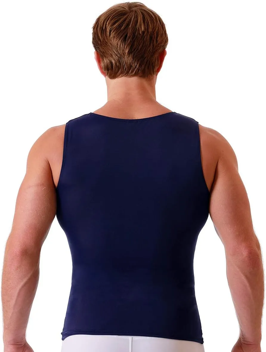 Insta Slim ISPRO Slimming Muscle Tank Top Shapewear Compression Shirt for Men (Made in The USA)
