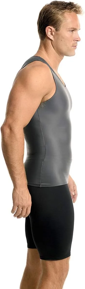 Insta Slim ISPRO Slimming Muscle Tank Top Shapewear Compression Shirt for Men (Made in The USA)