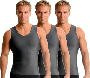 Insta Slim ISPRO Slimming Muscle Tank Top Shapewear Compression Shirt for Men (Made in The USA)