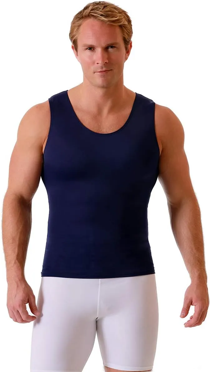 Insta Slim ISPRO Slimming Muscle Tank Top Shapewear Compression Shirt for Men (Made in The USA)