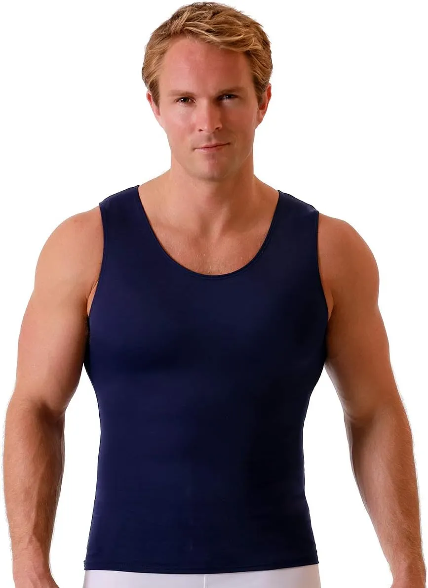 Insta Slim ISPRO Slimming Muscle Tank Top Shapewear Compression Shirt for Men (Made in The USA)