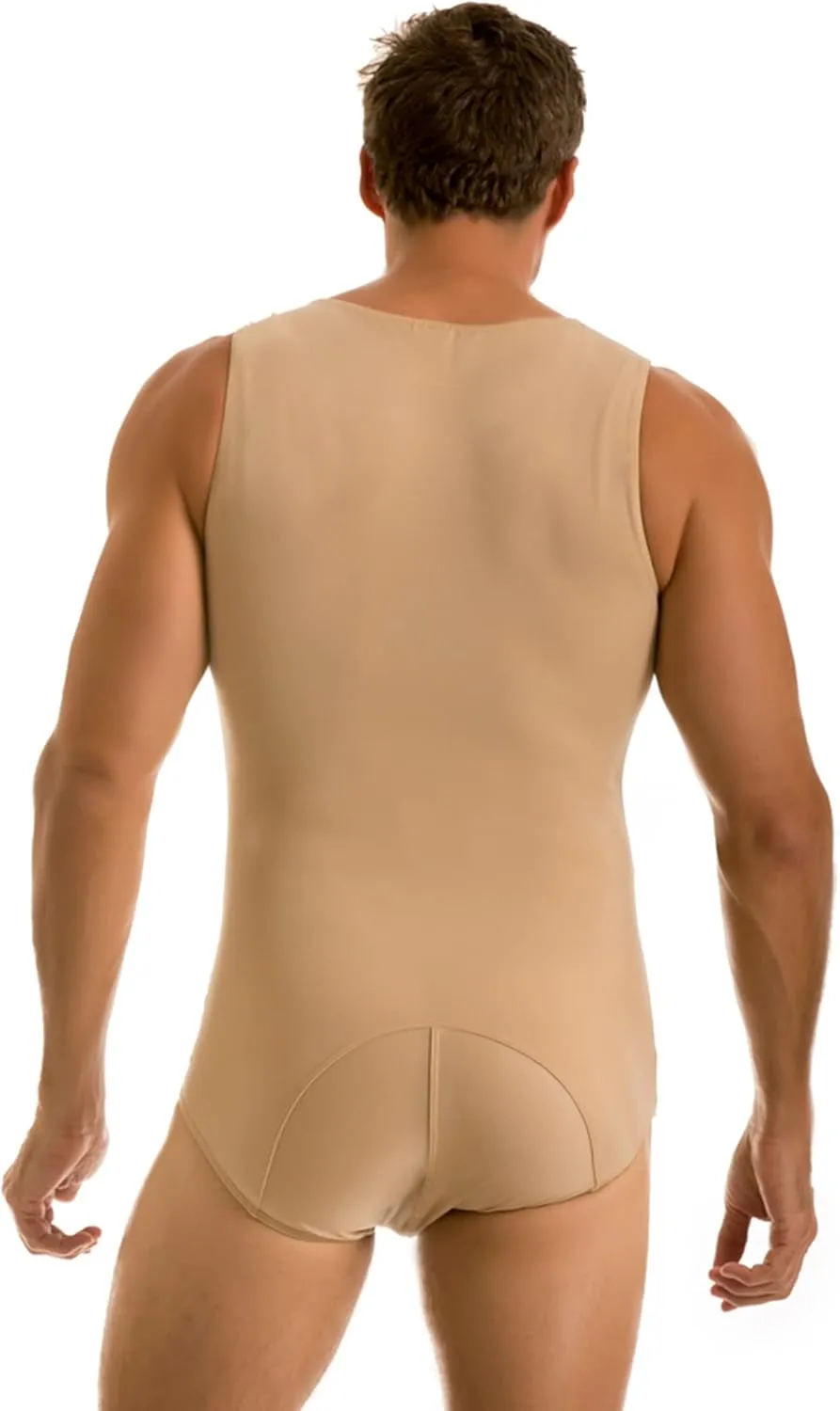 Insta Slim Men’s Compression Slimming Tank Bodysuit (made in the USA)