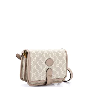 Interlocking G Patch Messenger Bag GG Coated Canvas Mini