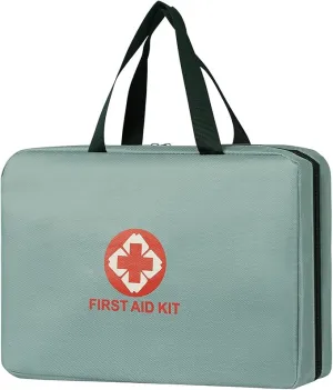 ITODA Portable Empty First Aid Bag, Waterproof Travel Emergency Pouch for Home, Office, Car, Outdoors, Boat, Camping, Hiking