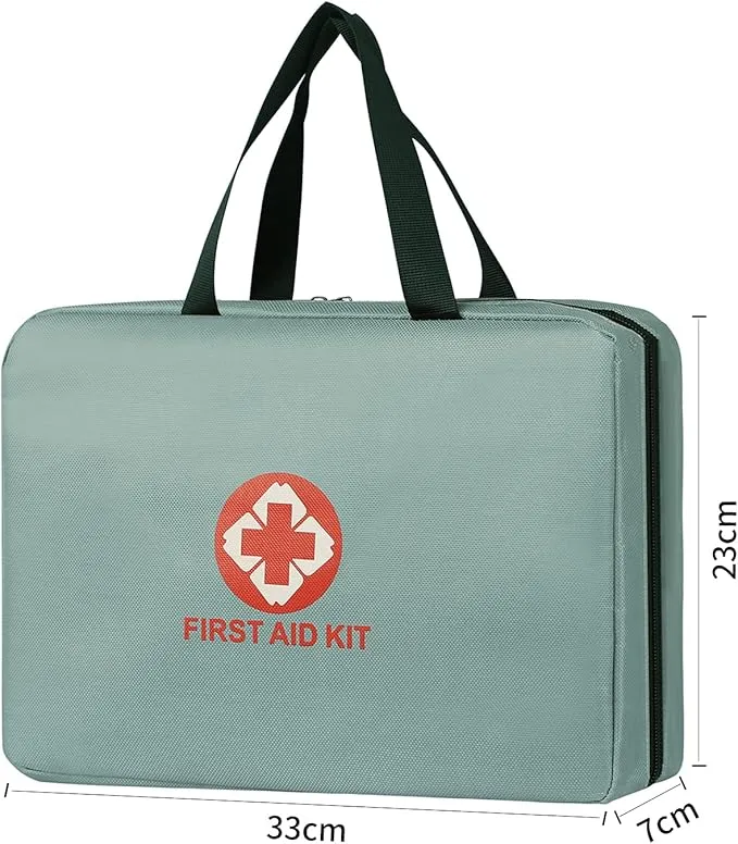 ITODA Portable Empty First Aid Bag, Waterproof Travel Emergency Pouch for Home, Office, Car, Outdoors, Boat, Camping, Hiking