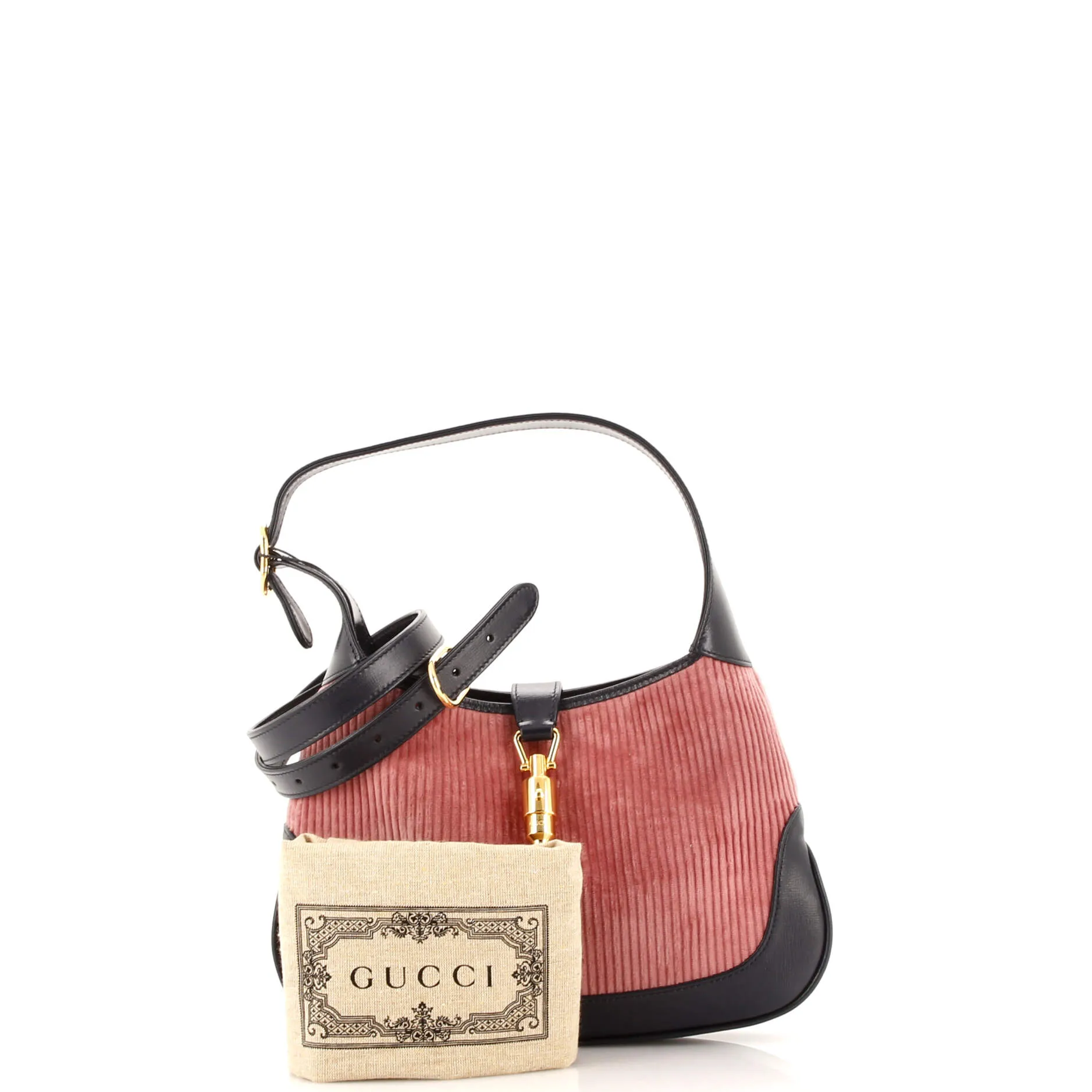 Jackie 1961 Hobo Corduroy with Leather Small