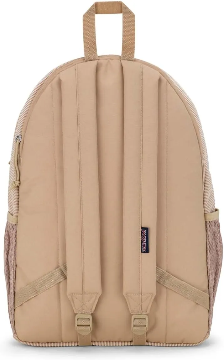 JanSport Granby Remix Backpack - Work, Travel, or Laptop Bookbag, Travertine Corduroy