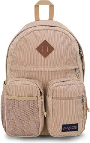 JanSport Granby Remix Backpack - Work, Travel, or Laptop Bookbag, Travertine Corduroy