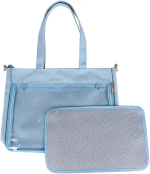 Japanese Style Crossbody Bag for Women Cute Canvas Bag Teen Shoulder Bag Student Handbag Lovely Clear Messenger Bag