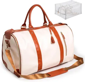 Jenni Bag, Jenni Bag Travel Bag with Wheels, Jenni Travel Bag (Beige)