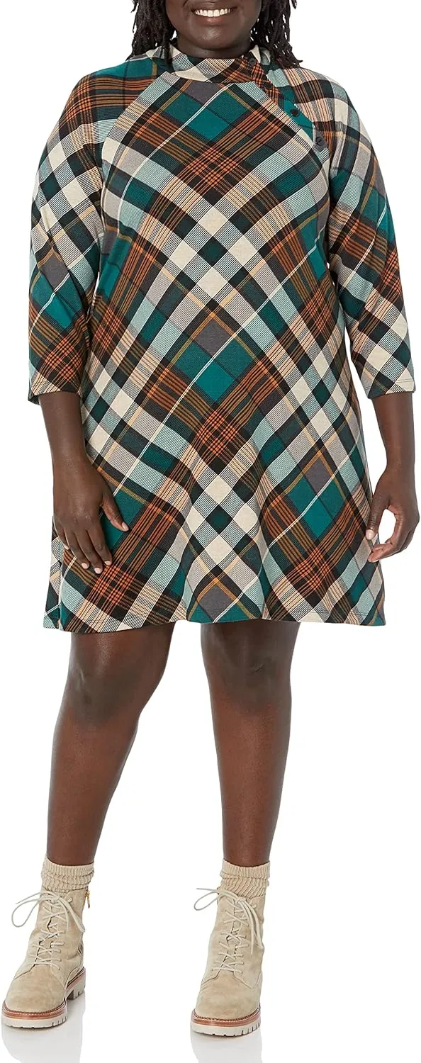 Jessica Howard Women's A-line Dress with Butterfly Sleeves