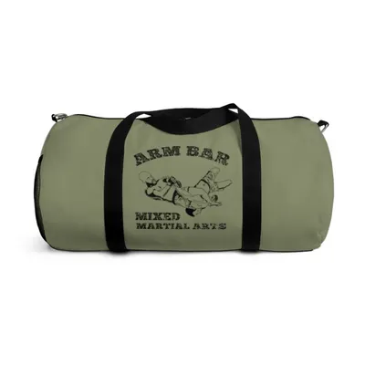 Jiu Jitsu Bag, BJJ Bag, MMA Gear Bag, Arm Bar Large Duffel Bag, Size 23"x12"x12" Sports Bag