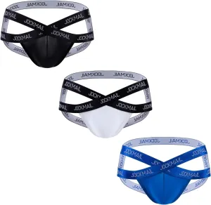 JOCKMAIL Men's Jockstrap Underwear Mesh Breathable Low Rise Mens Jock Strap Quick Dry Comfortable Fit Sports Thongs Jocks