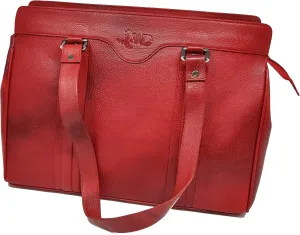 Joyful Big Ladies Bag Large size Leather Bag Shoulder Hand bag Red color hand bag