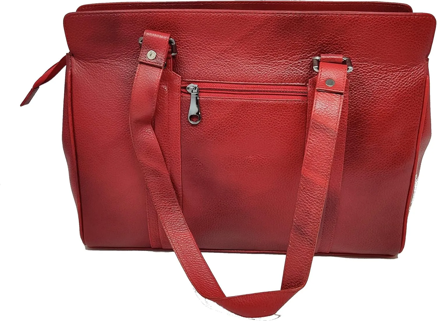 Joyful Big Ladies Bag Large size Leather Bag Shoulder Hand bag Red color hand bag
