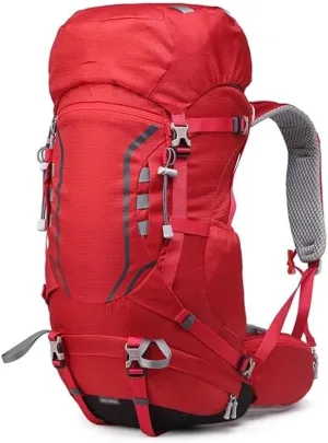 JSEIAJB 40 Liters Mountaineer Backpack Large Capacity Hiking Camping Daypack Molle Trekking Bag for Climbing Sports Outdoor