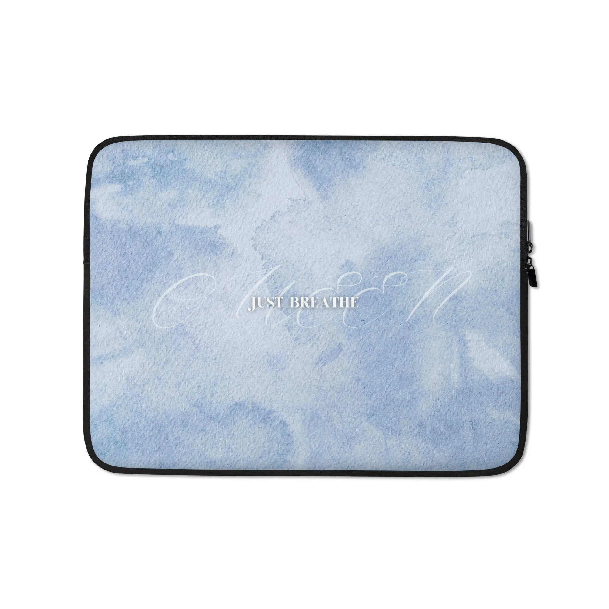 Just Breathe - ocean Laptop Sleeve
