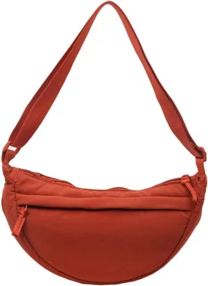 KARRESLY Fanny Packs Nylon Crescent Crossbody Purses Bag for Women Men Fashion Waist Packs Travel Sling Bag