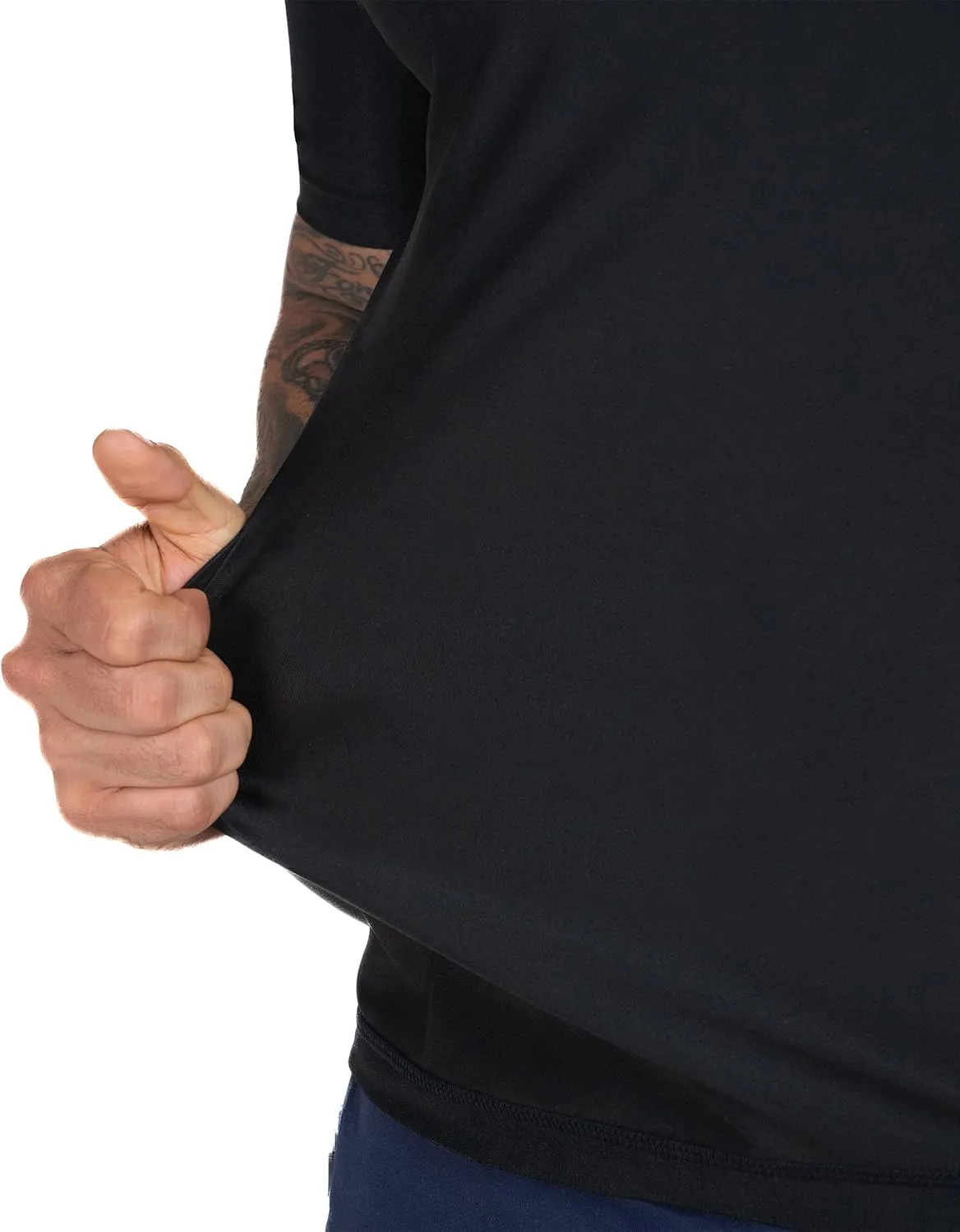 Kewlioo Men's Sauna Suit Shirt - Heat Trapping Sweat Compression Vest, Shapewear Top, Gym Exercise Versatile Shaper Jacket