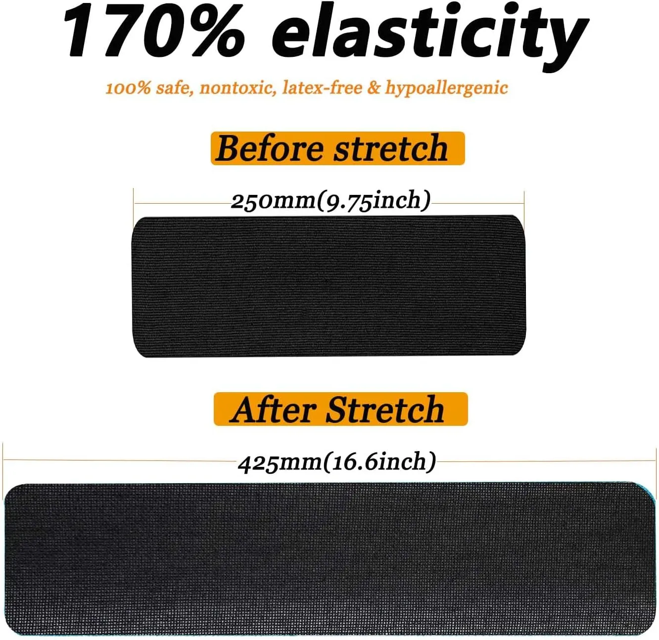 Kinesiology Tape Pro Athletic Sports Waterproof Breathable Athletic Elastic Kneepad Muscles & Joints Pain Relief Knee Taping for Gym Fitness Running Tennis Swimming Football (Mix, 60 Strips)