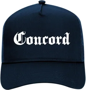 Kings Of NY Concord California CA City Retro Adult 5 Panel Mesh Trucker Hat for Men and Women