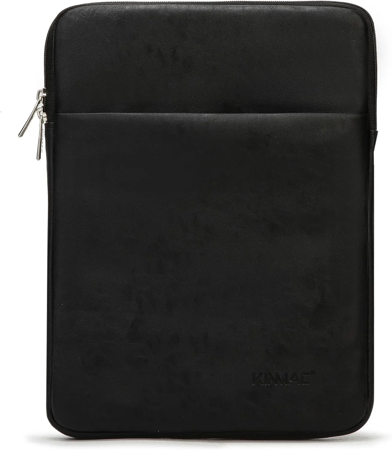 Kinmac 360° Protective Vertical Laptop Sleeve Case Bag with Pocket for MacBook Pro 14 inch and 14 inch-14.4 inch Laptop (Black PU)