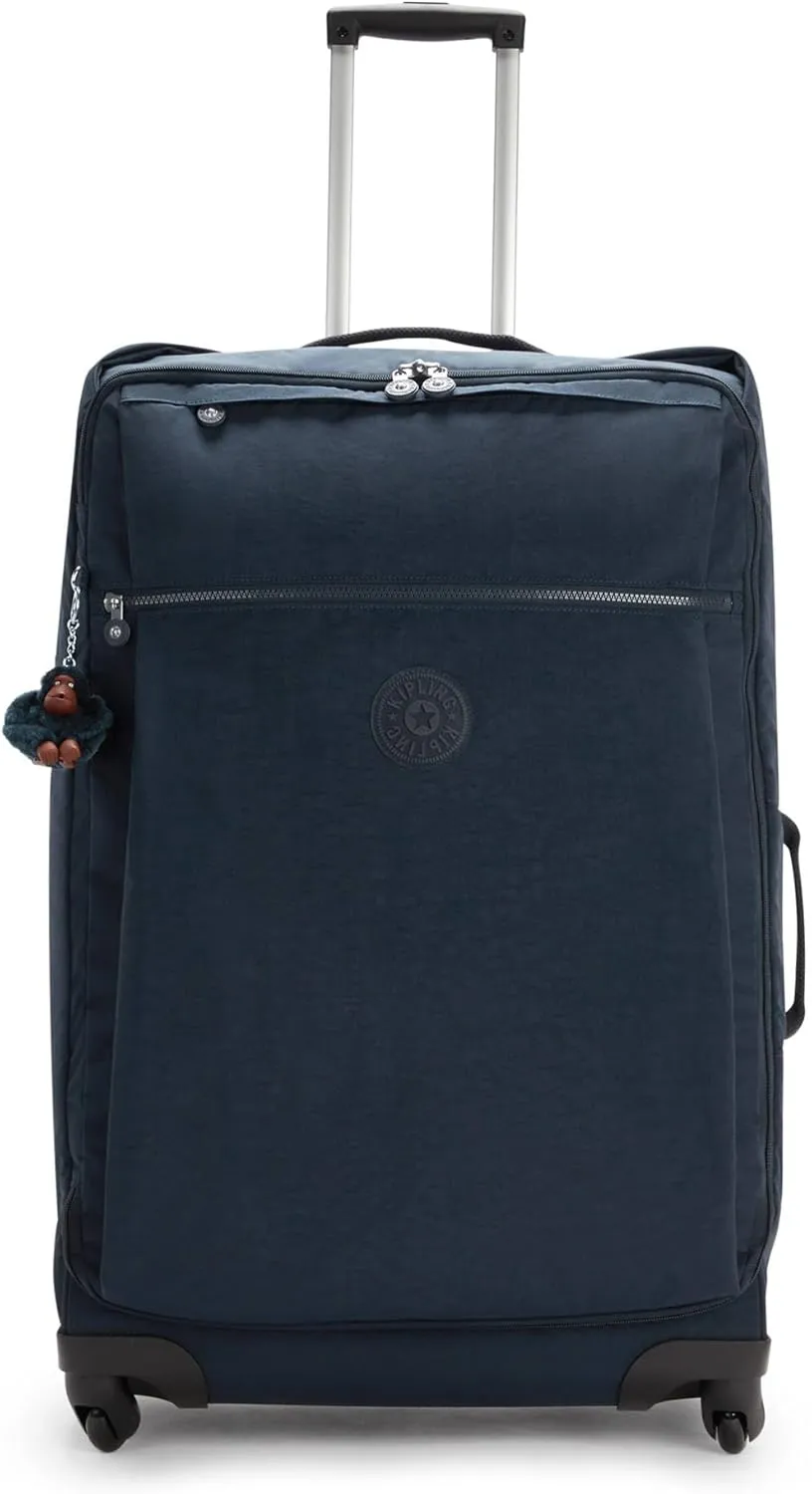 Kipling Women's Darcey Large 29-Inch Softside Checked Rolling Luggage, 360 Degree Spinning Wheels