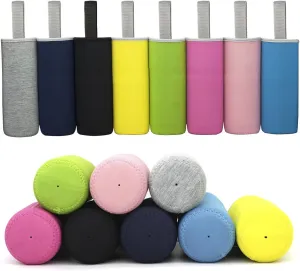 Kvvdi 8 Pack 12 oz - 18 oz Neoprene Water Bottle Sleeve 16.9 oz Insulated Glass Drink Bottle Cover