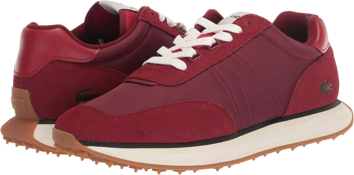 Lacoste Men's L Spin Leather and Textile Sneaker