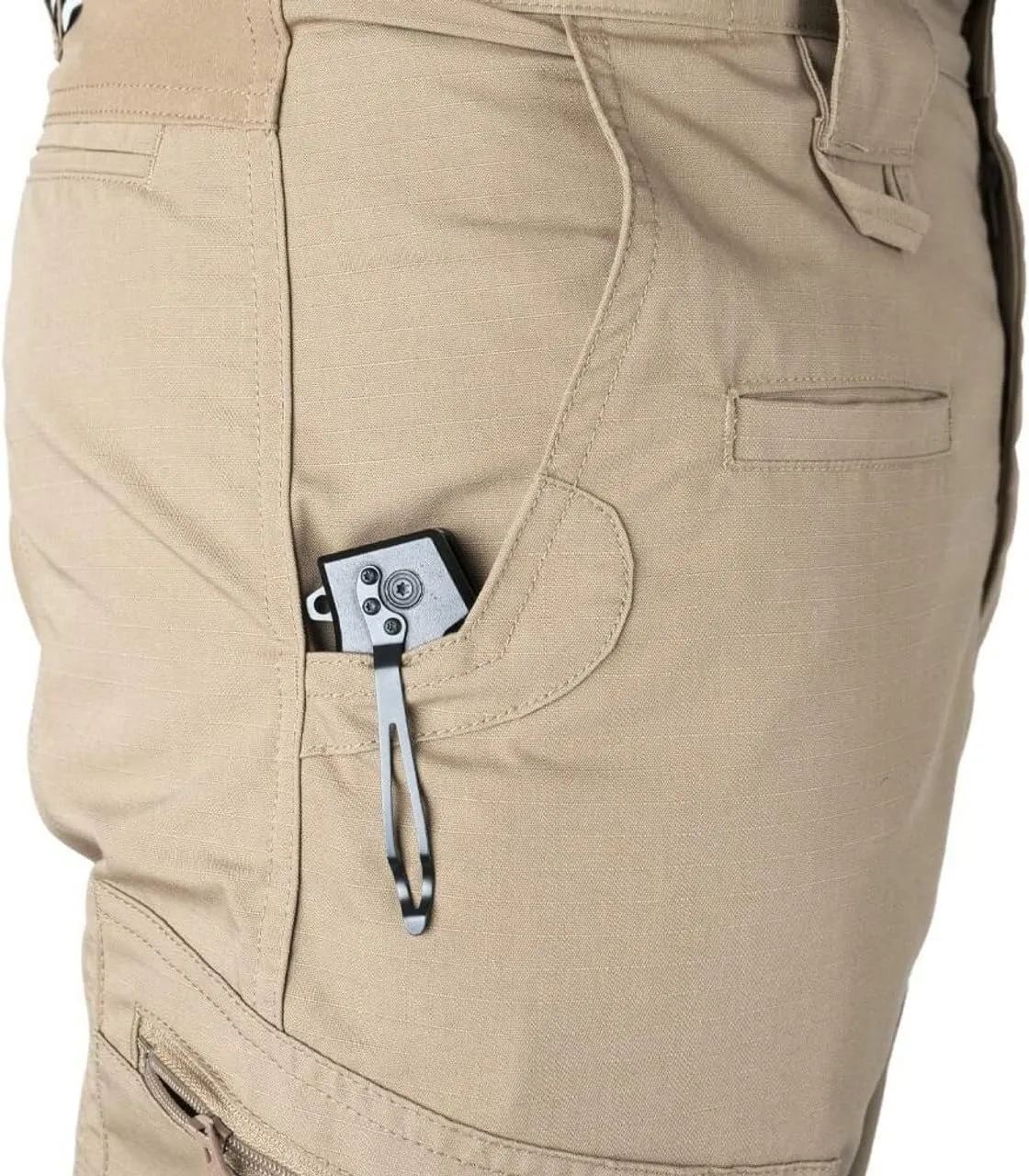 LAPG Men's Atlas Stretch Tactical Cargo Pants, Durable & Lightweight Ripstop Work Pants, Outdoor Hiking Pants for Men